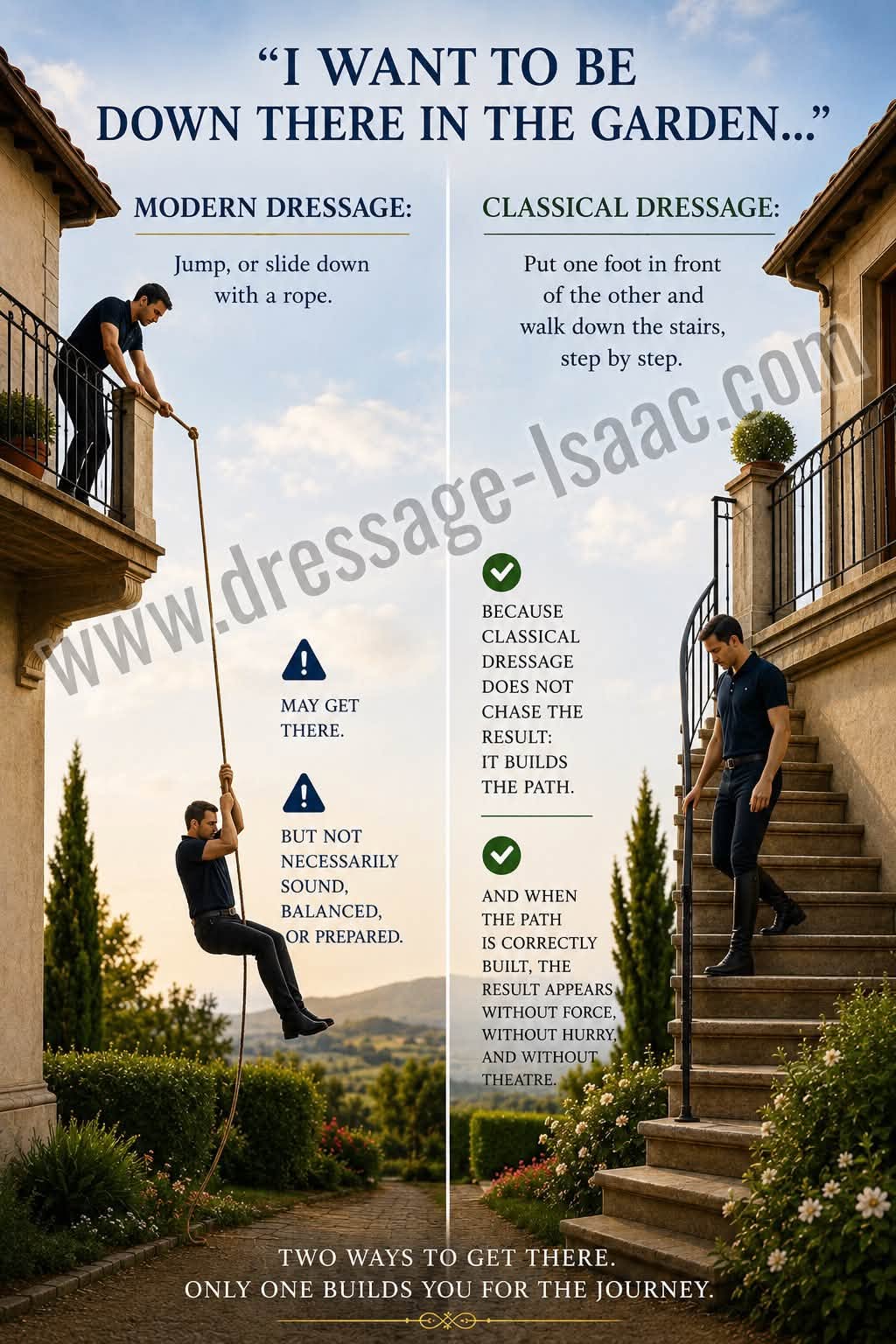 Learning to See Classical Dressage