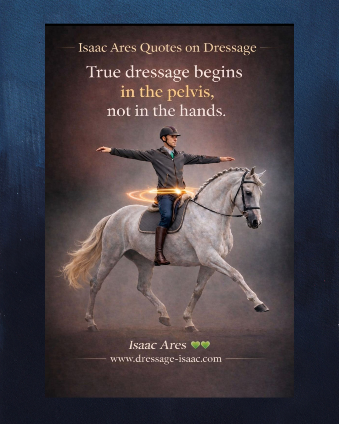 True dressage begins in the pelvis